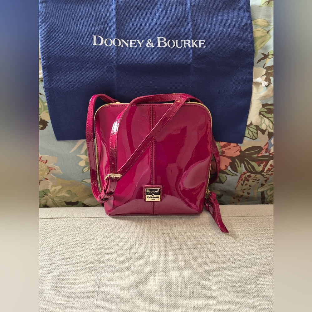 Dooney & Bourke Glossy Red Crossbody Bag